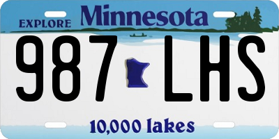 MN license plate 987LHS