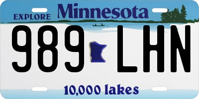 MN license plate 989LHN