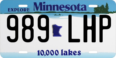 MN license plate 989LHP