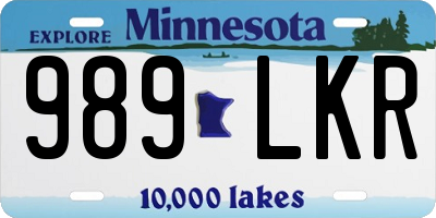 MN license plate 989LKR