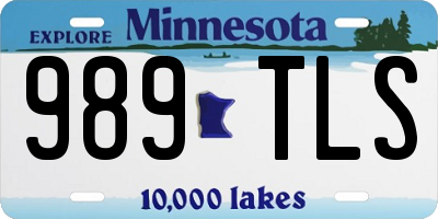 MN license plate 989TLS