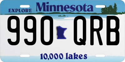MN license plate 990QRB