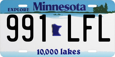 MN license plate 991LFL