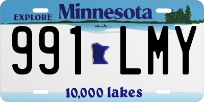 MN license plate 991LMY