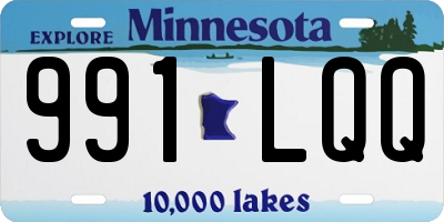 MN license plate 991LQQ
