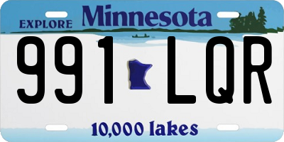 MN license plate 991LQR