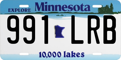 MN license plate 991LRB