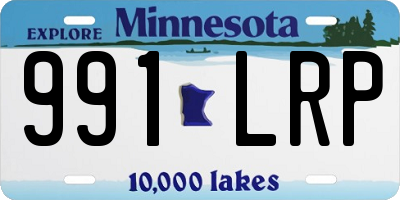 MN license plate 991LRP