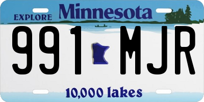 MN license plate 991MJR