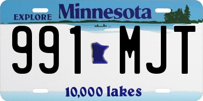 MN license plate 991MJT