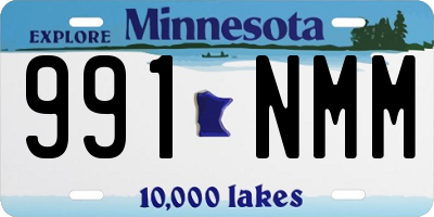 MN license plate 991NMM