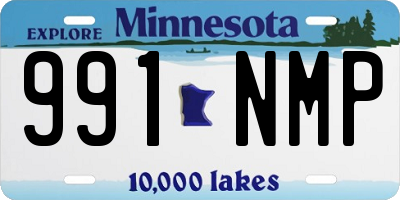 MN license plate 991NMP