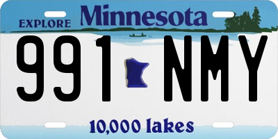 MN license plate 991NMY