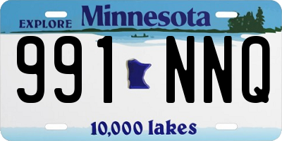 MN license plate 991NNQ