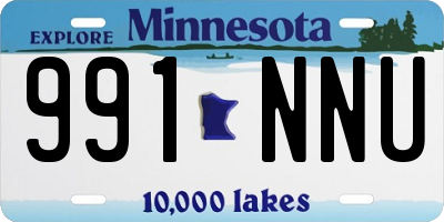 MN license plate 991NNU