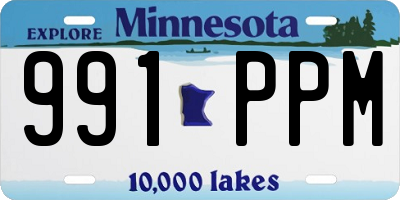 MN license plate 991PPM