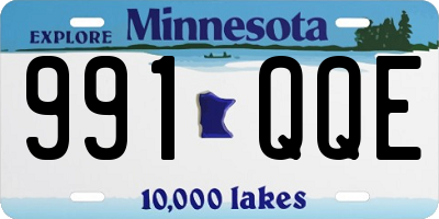 MN license plate 991QQE