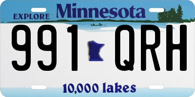 MN license plate 991QRH