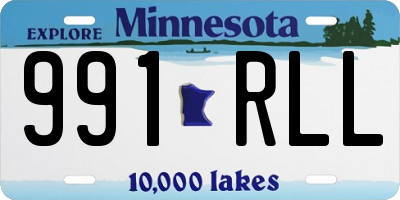 MN license plate 991RLL