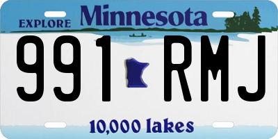 MN license plate 991RMJ