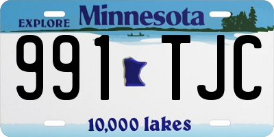 MN license plate 991TJC