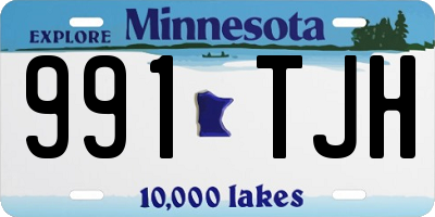MN license plate 991TJH