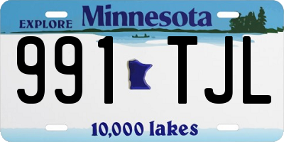 MN license plate 991TJL