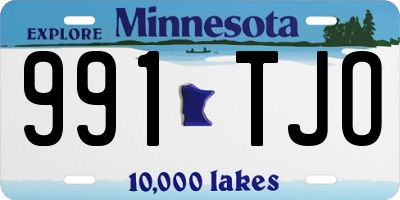 MN license plate 991TJO