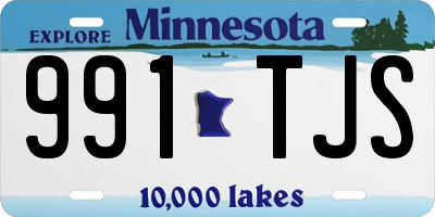 MN license plate 991TJS