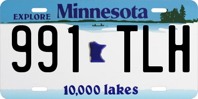MN license plate 991TLH