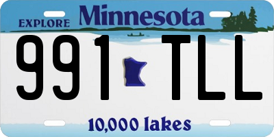 MN license plate 991TLL