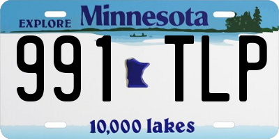 MN license plate 991TLP