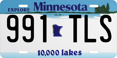 MN license plate 991TLS