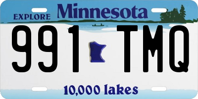 MN license plate 991TMQ