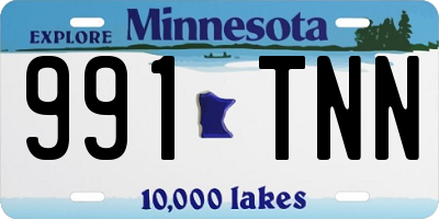 MN license plate 991TNN