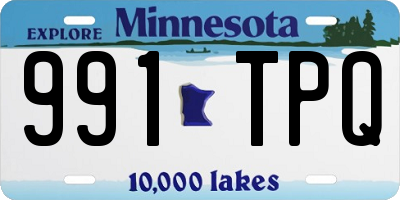 MN license plate 991TPQ