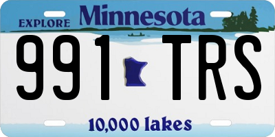MN license plate 991TRS
