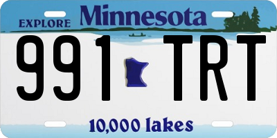 MN license plate 991TRT