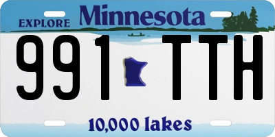 MN license plate 991TTH