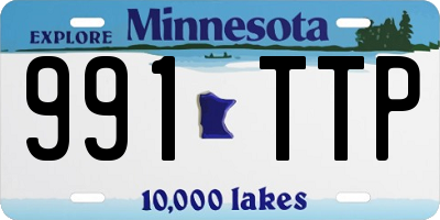 MN license plate 991TTP