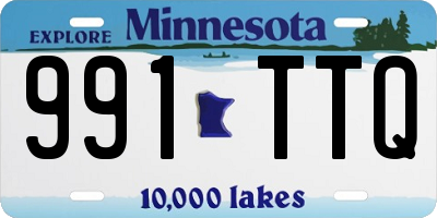 MN license plate 991TTQ