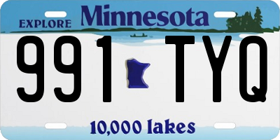 MN license plate 991TYQ