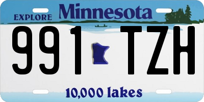 MN license plate 991TZH