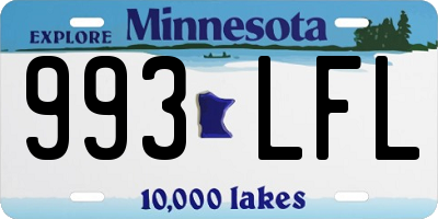 MN license plate 993LFL