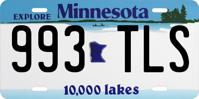 MN license plate 993TLS