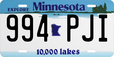 MN license plate 994PJI
