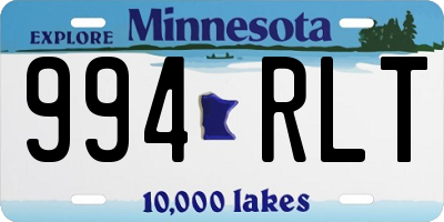 MN license plate 994RLT