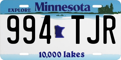 MN license plate 994TJR