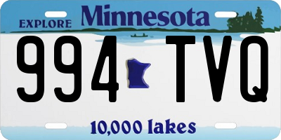 MN license plate 994TVQ