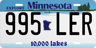 MN license plate 995LER